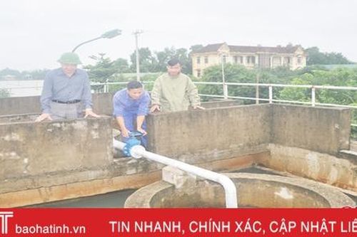 Vừa sửa chữa, vừa vận hành, đảm bảo cấp nước sạch cho người dân Hà Tĩnh