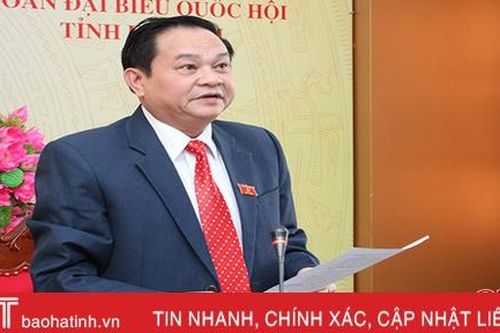 Đại biểu Quốc hội Hà Tĩnh đóng góp nhiều ý kiến vào dự án Luật Biên phòng