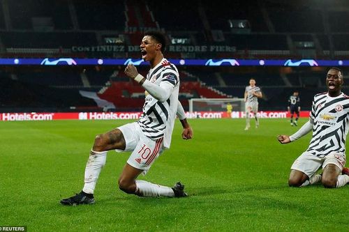 Bruno và Rashford lập công giúp M.U đánh bại Paris Saint Germain
