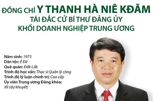 Bí thư Đảng ủy Khối Doanh nghiệp TW Y Thanh Hà Niê Kđăm