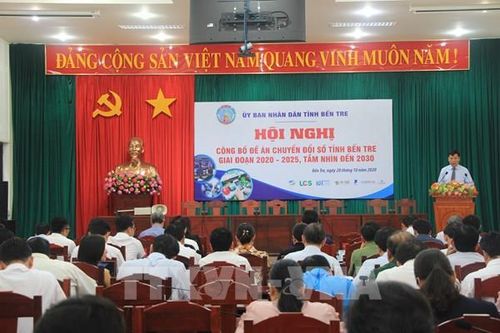 Xây dựng Bến Tre thành tỉnh nhóm đầu về chuyển đổi số khu vực ĐBSCL