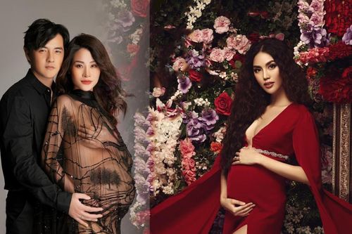 Bầu vượt mặt nhưng Lan Khuê, Đông Nhi vẫn khiến fan phát ghen với những bộ ảnh thời trang khí chất hơn người