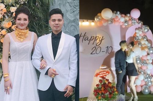 'Cô dâu 200 cây vàng' được ông xã 'chơi lớn' tổ chức tiệc 'cực hoành tráng' nhân dịp 20/10