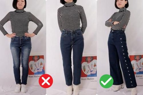 Những kiểu quần jeans nịnh dáng cho các nàng chân 'cột đình'