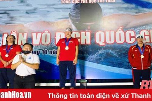 Vượt qua Ánh Viên, Phạm Thị Vân xuất sắc giành HCV cho Thanh Hóa tại giải bơi vô địch quốc gia 2020