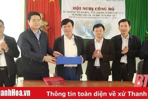 Công bố quy hoạch chi tiết xây dựng Khu tái định cư xã Hải Hà