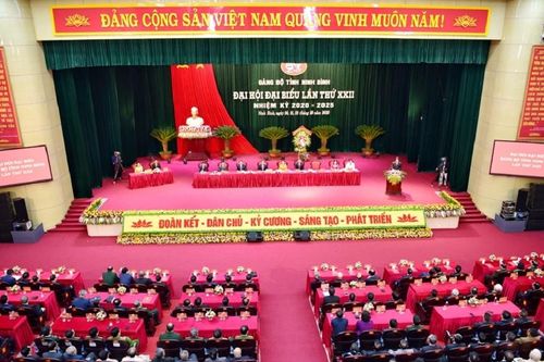 Khai mạc Đại hội đại biểu Đảng bộ tỉnh Ninh Bình lần thứ XXII