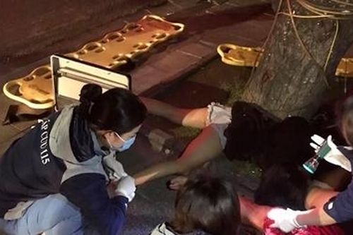 Lao xe vào gốc cây lúc rạng sáng