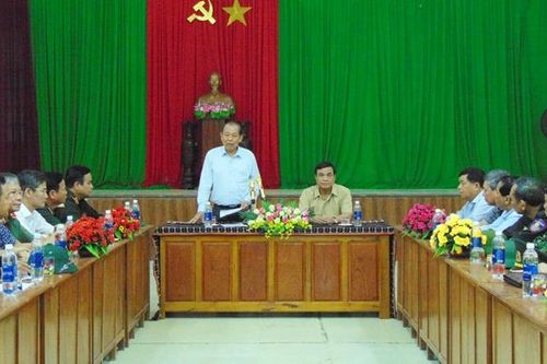 Phó Thủ tướng Thường trực kiểm tra công tác phòng chống thiên tai tại Quảng Nam