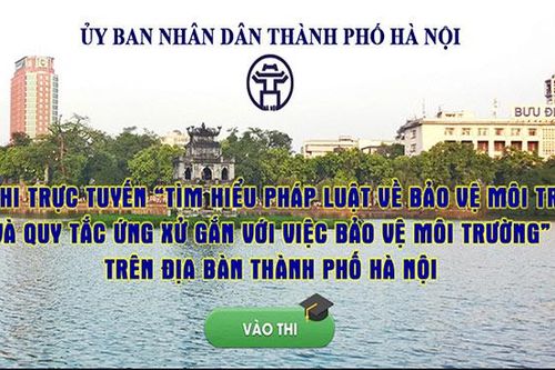 Tổng kết Cuộc thi trực tuyến 'Tìm hiểu pháp luật về bảo vệ môi trường và quy tắc ứng xử gắn với việc bảo vệ môi trường'