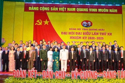 Bế mạc Đại hội Đảng bộ tỉnh Quảng Ngãi lần thứ 20