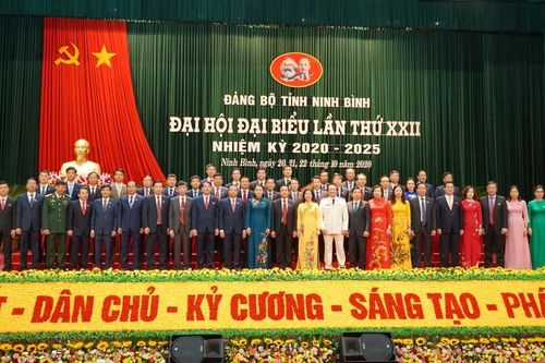 Bế mạc Đại hội đại biểu Đảng bộ tỉnh Ninh Bình lần thứ 22