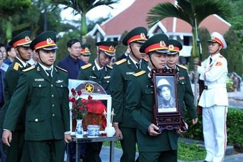 Truy điệu và an táng Anh hùng LLVT nhân dân, liệt sĩ Nguyễn Ngọc Bảo