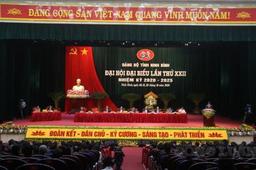 Đại hội đại biểu lần thứ XXII Đảng bộ tỉnh Ninh Bình: Thông qua 14 chỉ tiêu chủ yếu nhiệm kỳ 2020 - 2025
