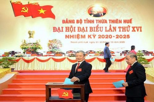 Danh sách Ban Chấp hành Đảng bộ tỉnh Thừa Thiên Huế khóa XVI