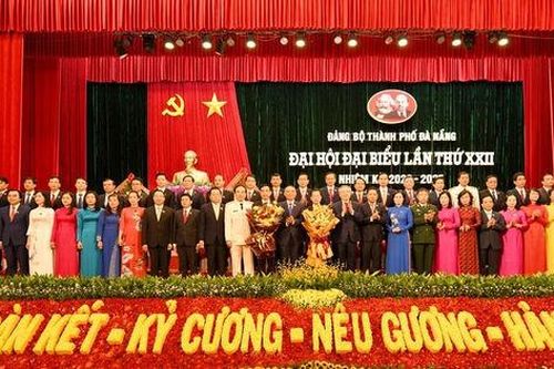 Bế mạc Đại hội Đại biểu lần thứ XXII Đảng bộ TP Đà Nẵng, nhiệm kỳ 2020- 2025