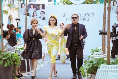 Ca sĩ Lưu Kỳ Hương làm vedette cho bộ sưu tập của NTK Giang Kyo
