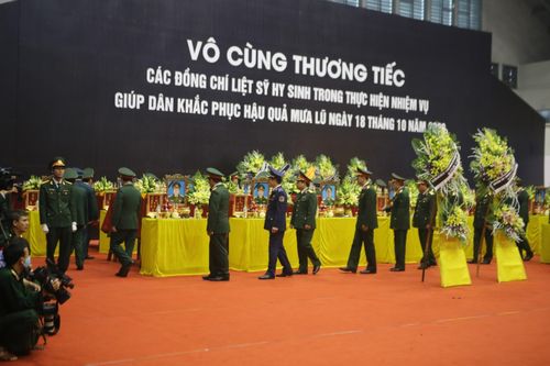 Lễ truy điệu 22 cán bộ, chiến sỹ Đoàn Kinh tế Quốc phòng 337