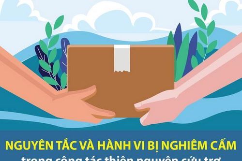 Nguyên tắc, hành vi nghiêm cấm trong công tác cứu trợ vùng thiên tai