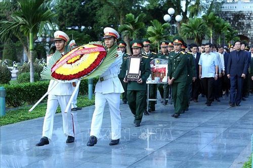 Truy điệu và an táng Anh hùng LLVTND, liệt sĩ Nguyễn Ngọc Bảo