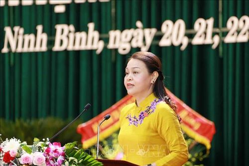 Đồng chí Nguyễn Thị Thu Hà được bầu tiếp tục giữ chức Bí thư Tỉnh ủy Ninh Bình