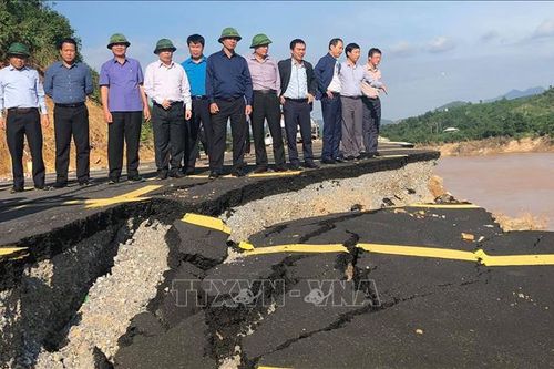 Quảng Trị khẩn trương khắc phục nhanh sạt lở trên các tuyến Quốc lộ