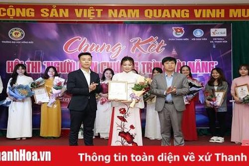Trường Đại học Hồng Đức: Chung kết Hội thi 'Người dẫn chương trình tài năng'