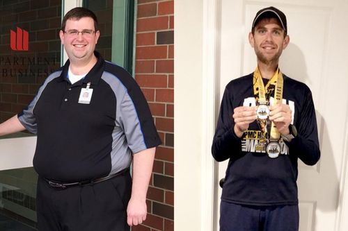 Bị đau tim, người đàn ông quyết giảm 70 kg