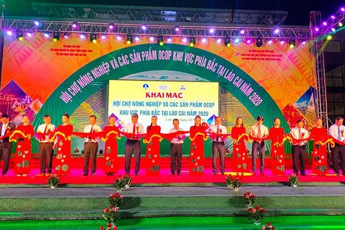 Hội chợ nông nghiệp và các sản phẩm OCOP khu vực phía bắc tại Lào Cai