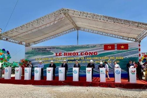 Khởi công tuyến đường 3.567 tỷ nối TP Thanh Hóa với Cảng hàng không Thọ Xuân