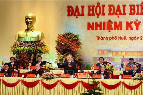 Bế mạc Đại hội Đảng bộ tỉnh Thừa Thiên - Huế lần thứ XVI