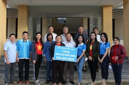Tập đoàn Đất Xanh chung tay đến với đồng bào vùng bão lũ miền Trung