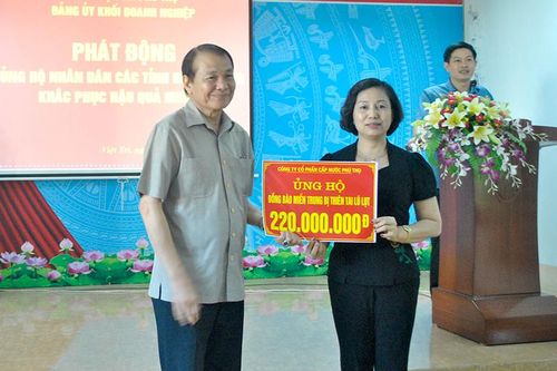 Phát động ủng hộ đồng bào miền Trung khắc phục thiệt hại mưa lũ