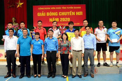 Giải bóng chuyền hơi Công đoàn Viên chức tỉnh
