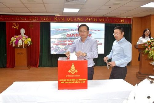 Vinataba quyên góp gần 2,6 tỷ đồng ủng hộ đồng bào miền Trung