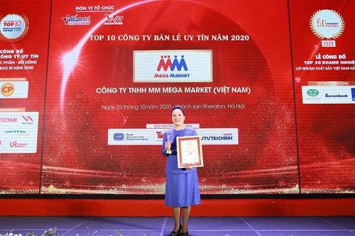 MM Mega Market xếp vị trí thứ 3 trong tốp 10 công ty bán lẻ uy tín