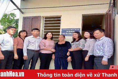 TP Thanh Hóa: Bàn giao nhà mái ấm tình thương cho hội viên phụ nữ nghèo