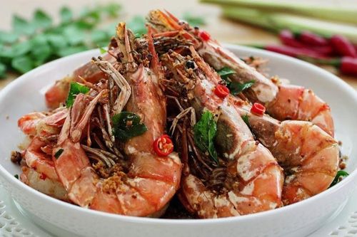 Công thức làm tôm chiên bơ sả giòn rụm