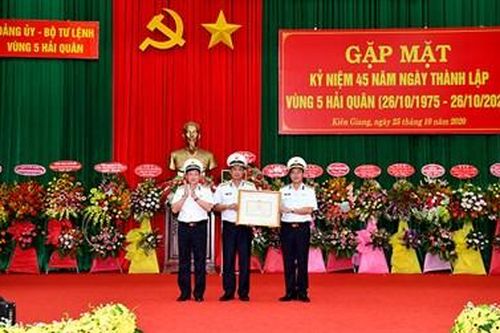 Vùng 5 Hải quân gặp mặt kỷ niệm 45 năm ngày thành lập
