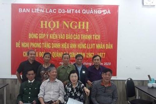Đề nghị phong tặng danh hiệu Anh hùng LLVT nhân dân cho Tiểu đoàn 3 Quảng Đà