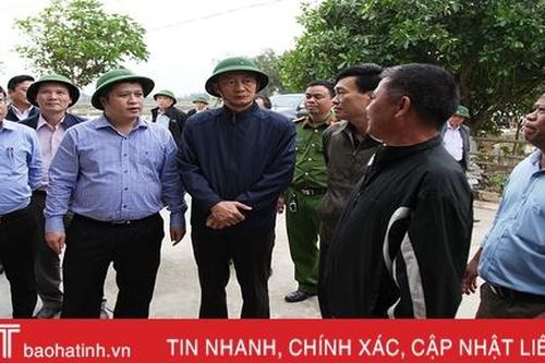 Tuyệt đối đảm bảo an toàn cho người dân Hà Tĩnh trong đợt mưa lớn sắp tới