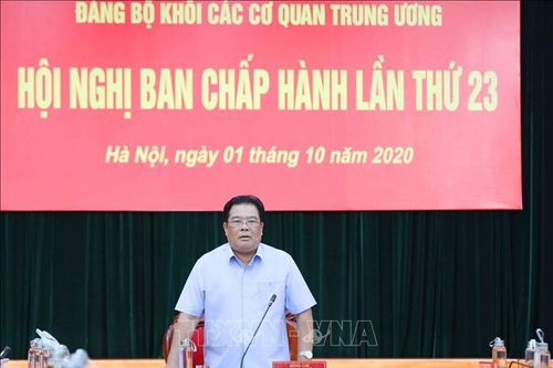 Đảng bộ Khối các cơ quan Trung ương phấn đấu hoàn thành nhiệm vụ tham mưu chiến lược