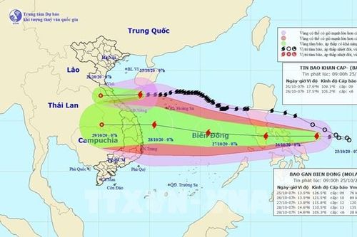 Bão số 8 suy yếu thành áp thấp nhiệt đới, bão số 9 có cường độ rất mạnh