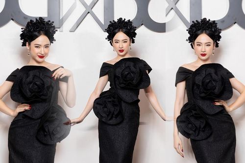 Angela Phương Trinh hóa đóa hồng đen ma mị, tái xuất thảm đỏ khiến fan say đắm