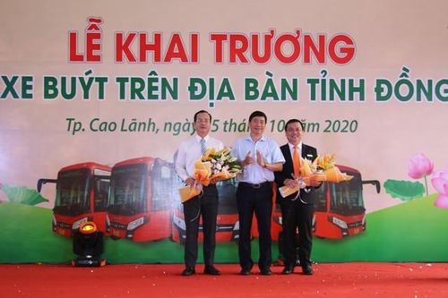Khai trương 9 tuyến xe buýt không trợ giá trên địa bàn tỉnh Đồng Tháp