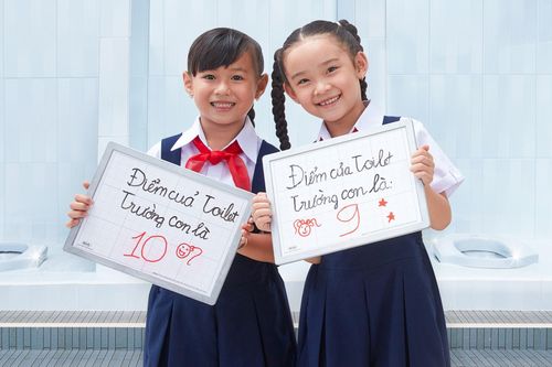 Chiến dịch giữ nhà vệ sinh học đường sạch khuẩn nhận phản hồi tích cực