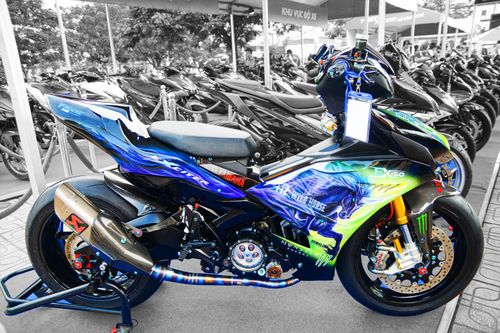 Dàn xe Yamaha Exciter độ độc đáo quy tụ tại Long An