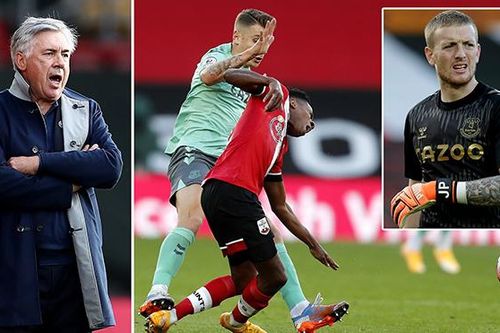 Ancelotti: 'Thẻ đỏ của Digne là một trò hề, Everton bị phạt là vì vụ Van Dijk'