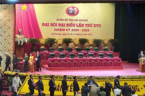 52 đồng chí trúng cử Ban Chấp hành Đảng bộ tỉnh Hải Dương khóa XVII