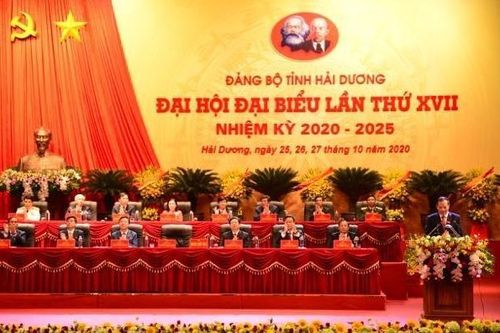 Hải Dương long trọng tổ chức khai mạc Đại hội đại biểu Đảng bộ tỉnh lần thứ XVII